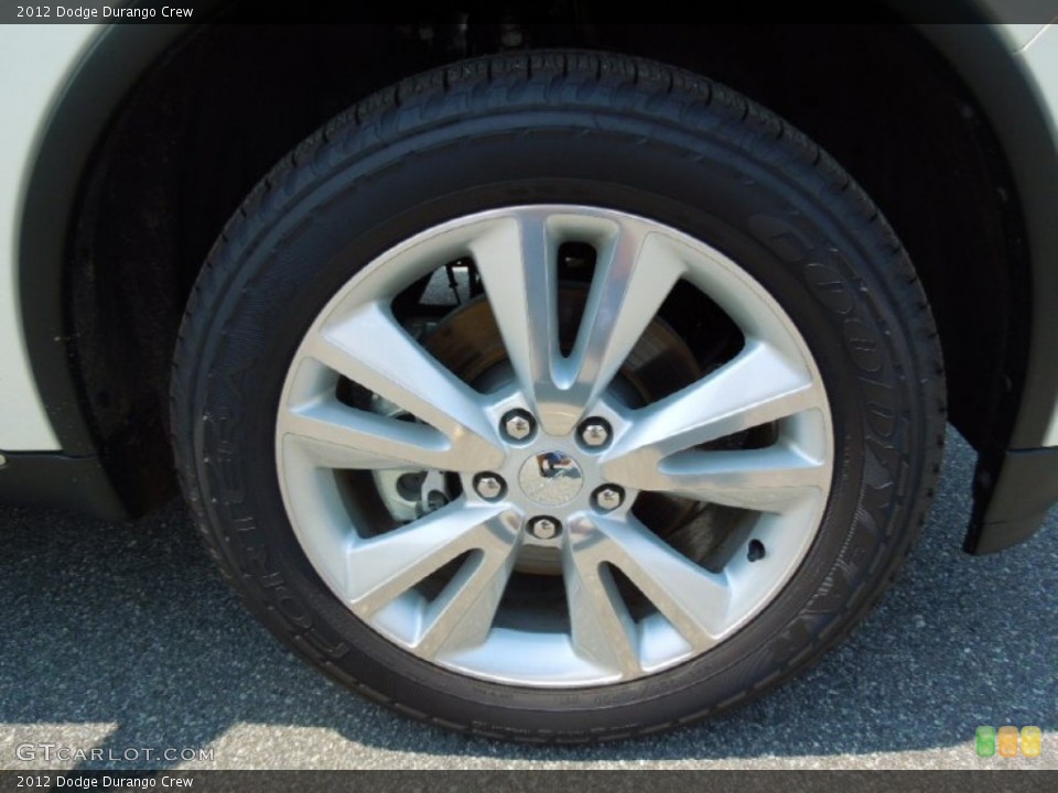 2012 Dodge Durango Crew Wheel and Tire Photo #65352693