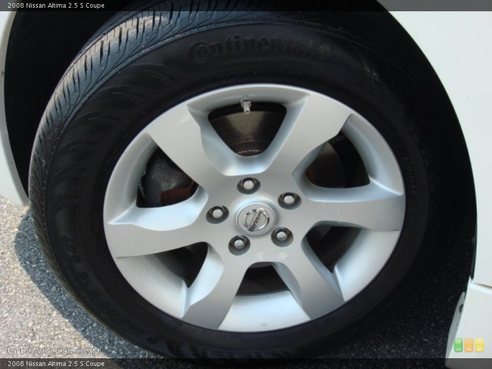 2008 Nissan Altima 2.5 S Coupe Wheel and Tire Photo #65384463