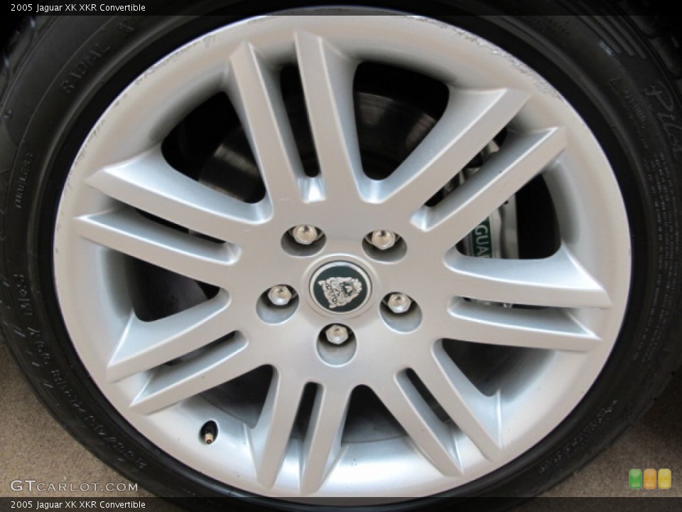 2005 Jaguar XK XKR Convertible Wheel and Tire Photo #65393094