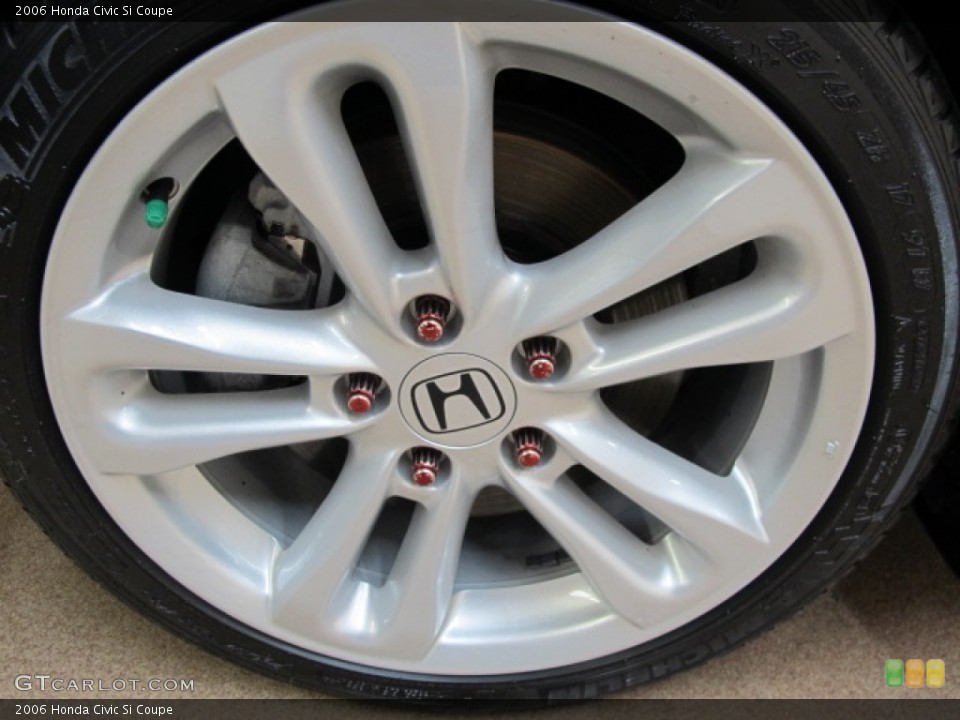 2006 Honda Civic Si Coupe Wheel and Tire Photo #65395692