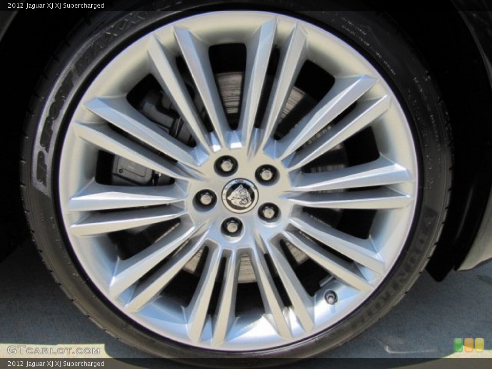 2012 Jaguar XJ XJ Supercharged Wheel and Tire Photo #65409293
