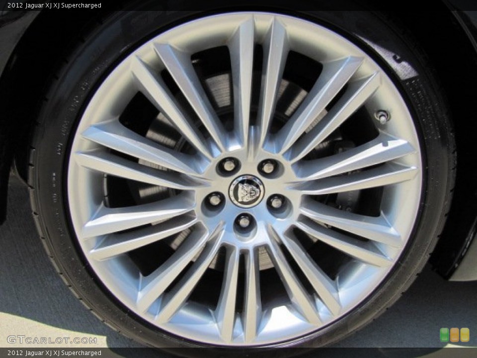 2012 Jaguar XJ XJ Supercharged Wheel and Tire Photo #65409298