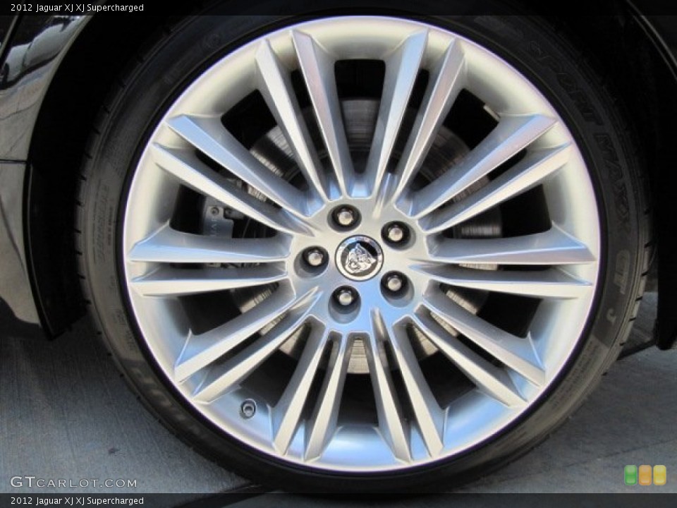 2012 Jaguar XJ XJ Supercharged Wheel and Tire Photo #65409302