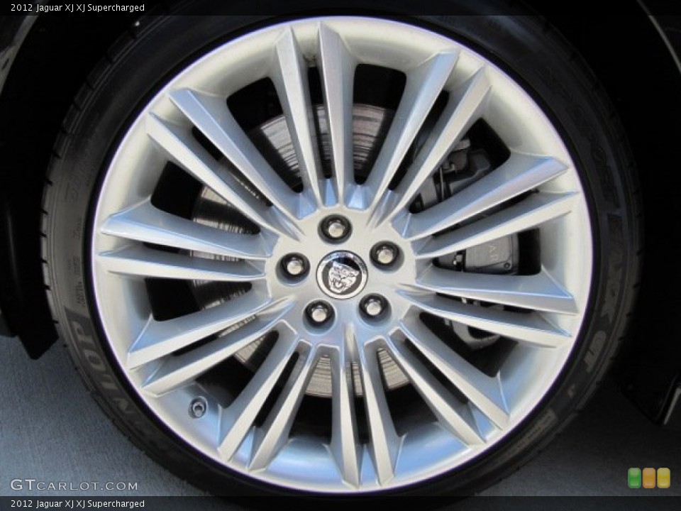 2012 Jaguar XJ XJ Supercharged Wheel and Tire Photo #65409308