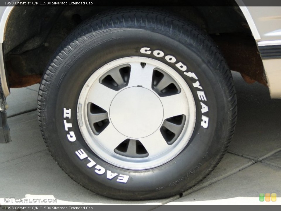 1998 Chevrolet C/K C1500 Silverado Extended Cab Wheel and Tire Photo #65409467