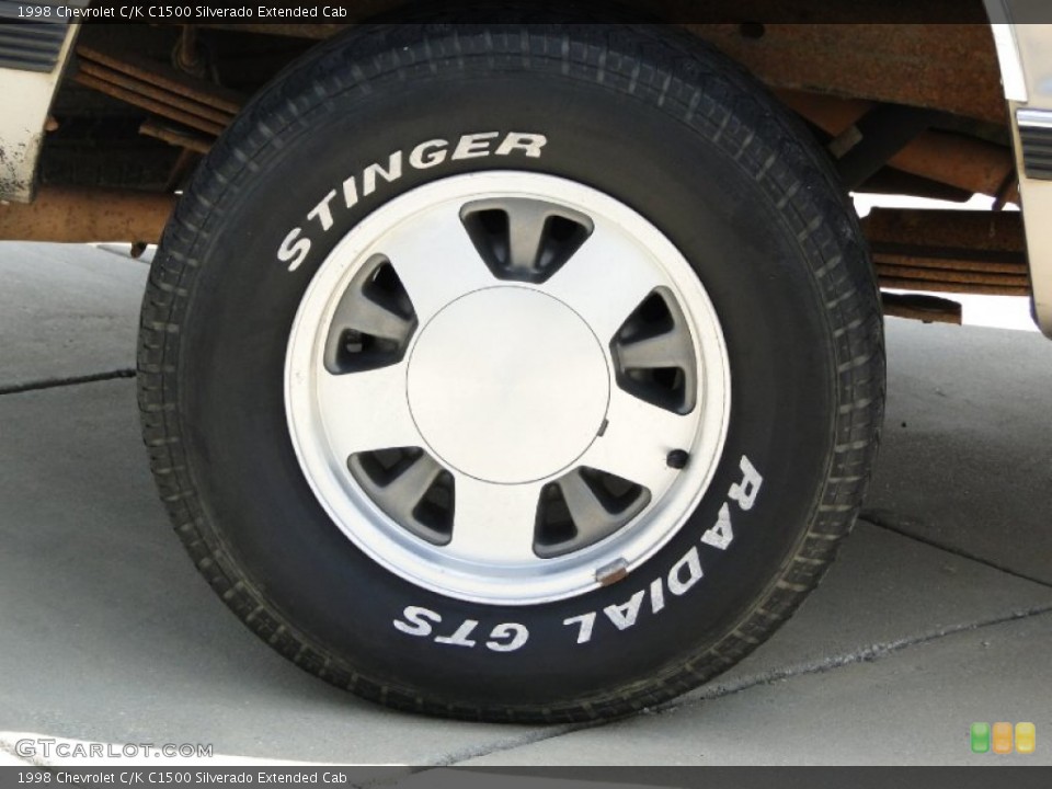 1998 Chevrolet C/K C1500 Silverado Extended Cab Wheel and Tire Photo #65409479