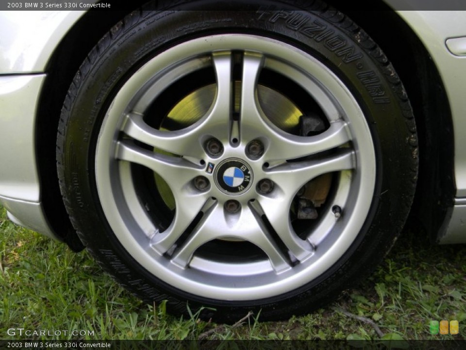 2003 BMW 3 Series 330i Convertible Wheel and Tire Photo #65413719