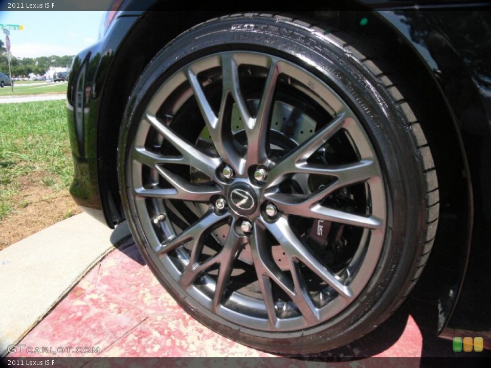 2011 Lexus IS F Wheel and Tire Photo #65417298