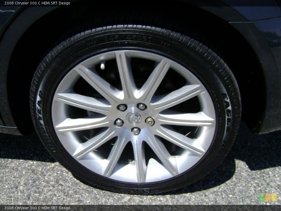 2008 Chrysler 300 C HEMI SRT Design Wheel and Tire Photo #65424729