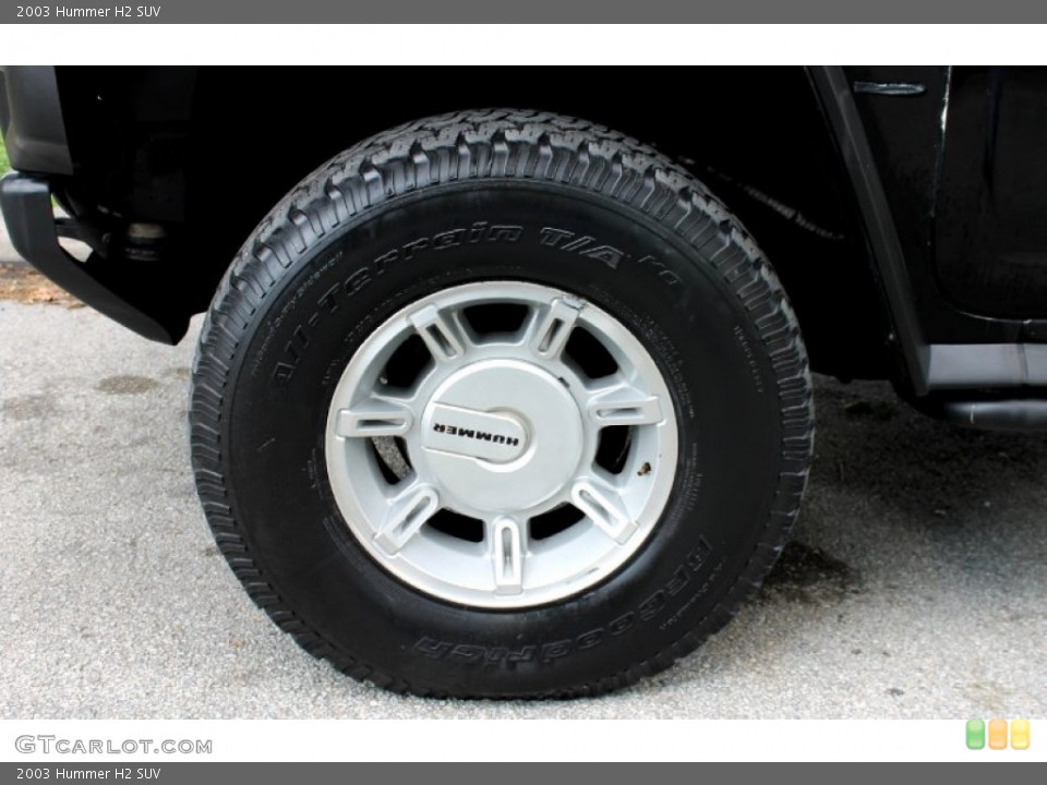 2003 Hummer H2 SUV Wheel and Tire Photo #65433153
