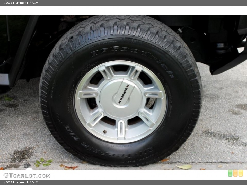 2003 Hummer H2 SUV Wheel and Tire Photo #65433170