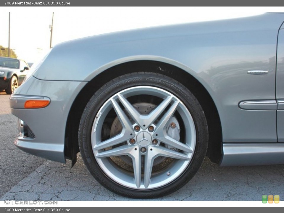 2009 Mercedes-Benz CLK 350 Coupe Wheel and Tire Photo #65434512