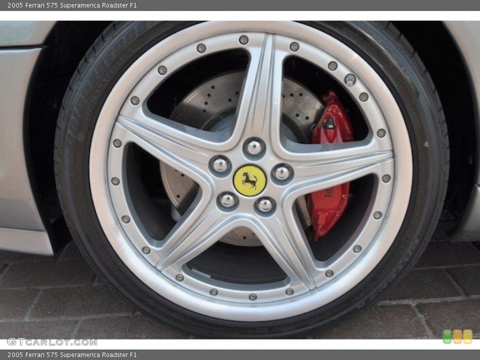 2005 Ferrari 575 Superamerica Roadster F1 Wheel and Tire Photo #65436903