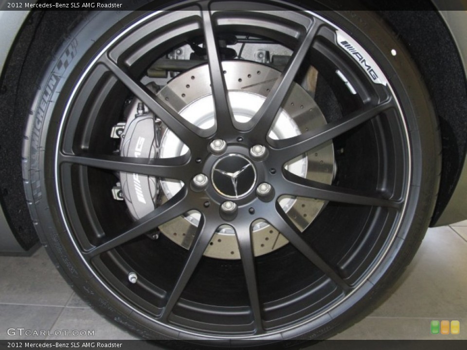 2012 Mercedes-Benz SLS AMG Roadster Wheel and Tire Photo #65460424