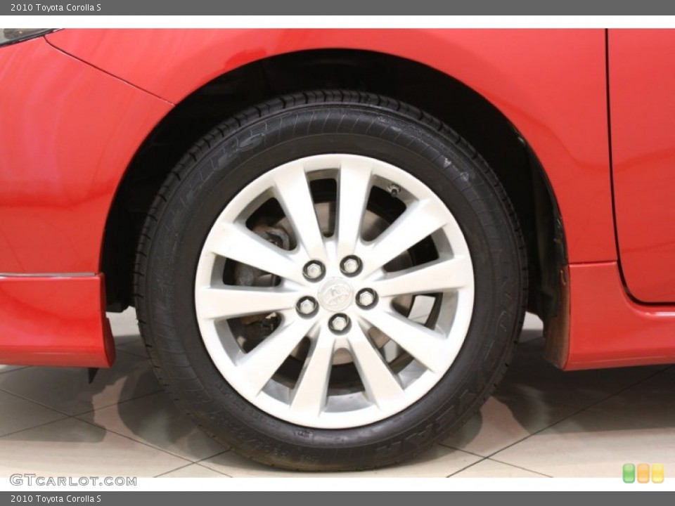 2010 Toyota Corolla S Wheel and Tire Photo #65477596
