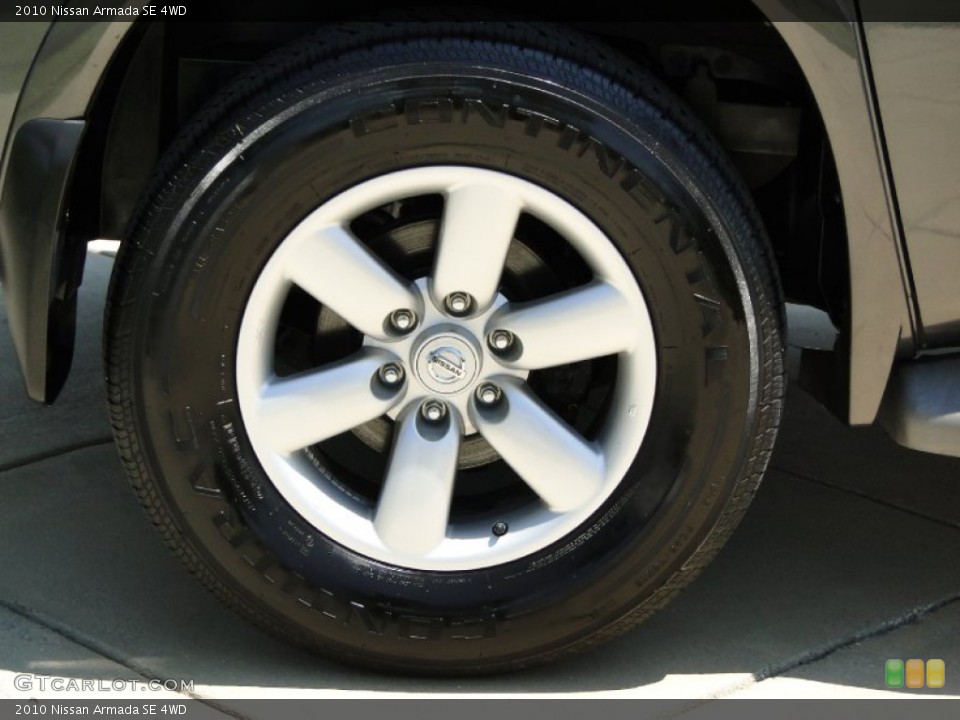 2010 Nissan Armada SE 4WD Wheel and Tire Photo #65483217