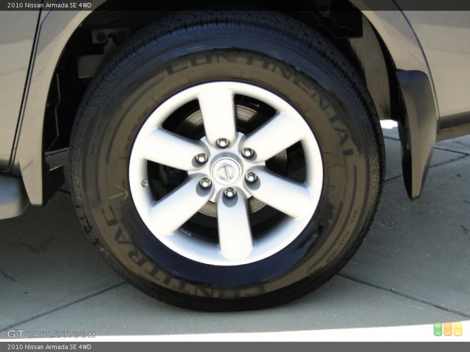 2010 Nissan Armada SE 4WD Wheel and Tire Photo #65483224
