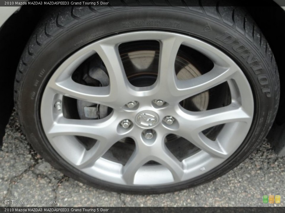 2010 Mazda MAZDA3 MAZDASPEED3 Grand Touring 5 Door Wheel and Tire Photo #65486548