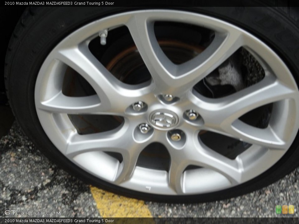 2010 Mazda MAZDA3 MAZDASPEED3 Grand Touring 5 Door Wheel and Tire Photo #65486557