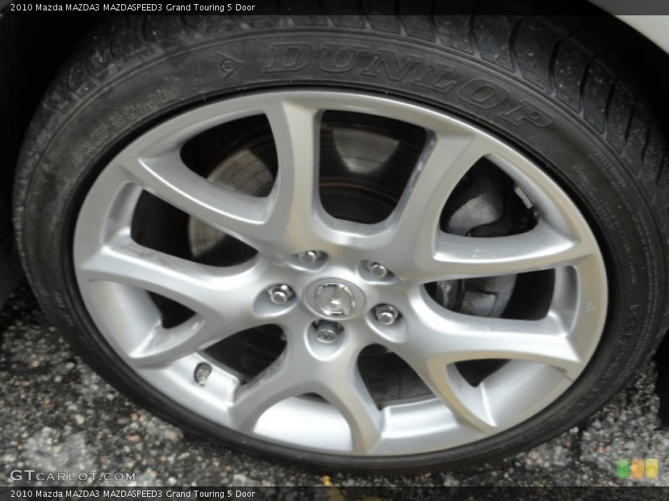2010 Mazda MAZDA3 MAZDASPEED3 Grand Touring 5 Door Wheel and Tire Photo #65486569