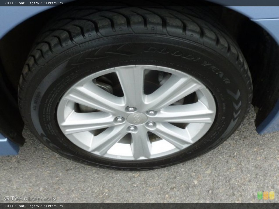 2011 Subaru Legacy 2.5i Premium Wheel and Tire Photo #65490397