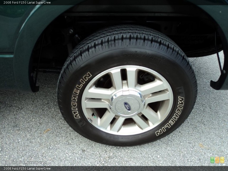 2008 Ford F150 Lariat SuperCrew Wheel and Tire Photo #65496566