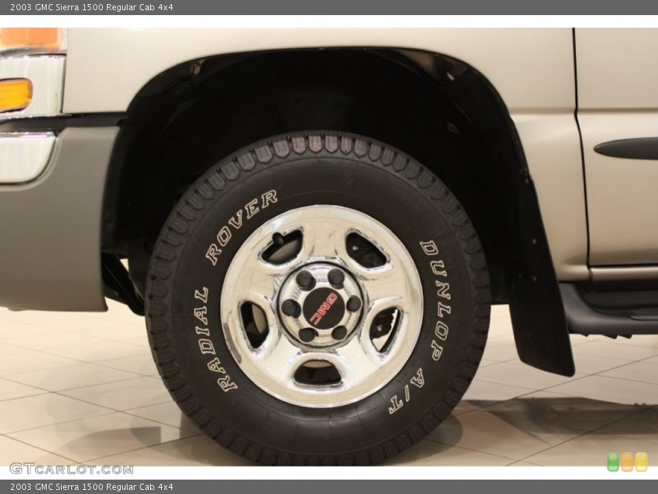 2003 GMC Sierra 1500 Regular Cab 4x4 Wheel and Tire Photo #65497769