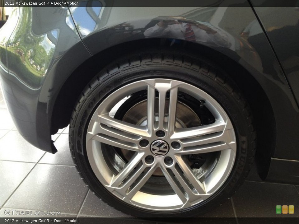 2012 Volkswagen Golf R 4 Door 4Motion Wheel and Tire Photo #65499647