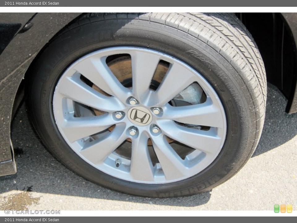 2011 Honda Accord EX Sedan Wheel and Tire Photo #65500763
