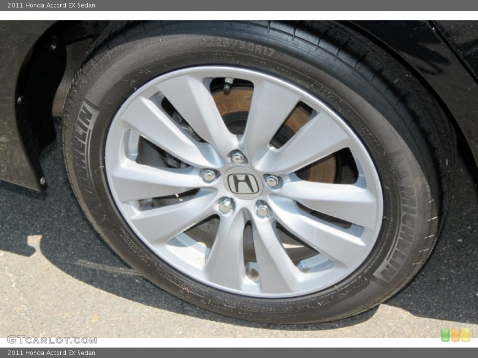 2011 Honda Accord EX Sedan Wheel and Tire Photo #65500781