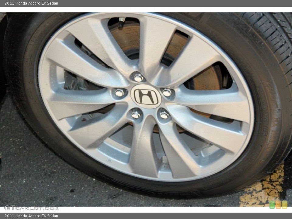 2011 Honda Accord EX Sedan Wheel and Tire Photo #65500791
