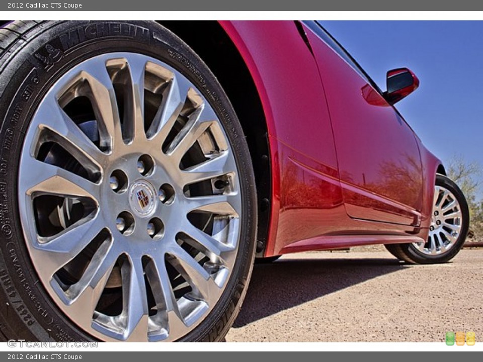2012 Cadillac CTS Coupe Wheel and Tire Photo #65501742