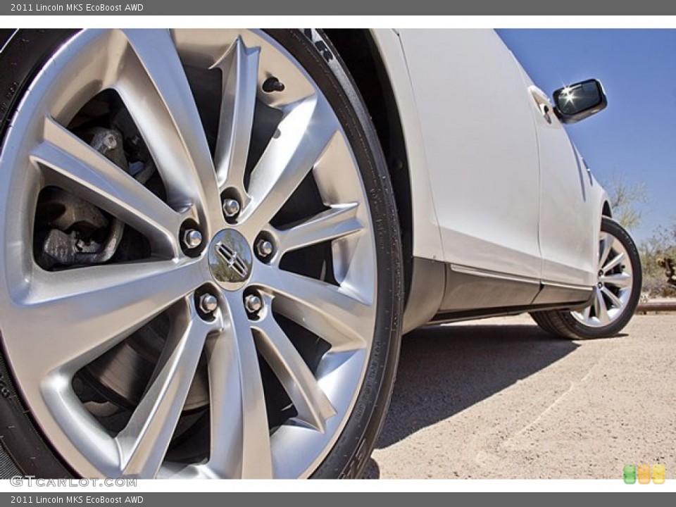2011 Lincoln MKS EcoBoost AWD Wheel and Tire Photo #65502425