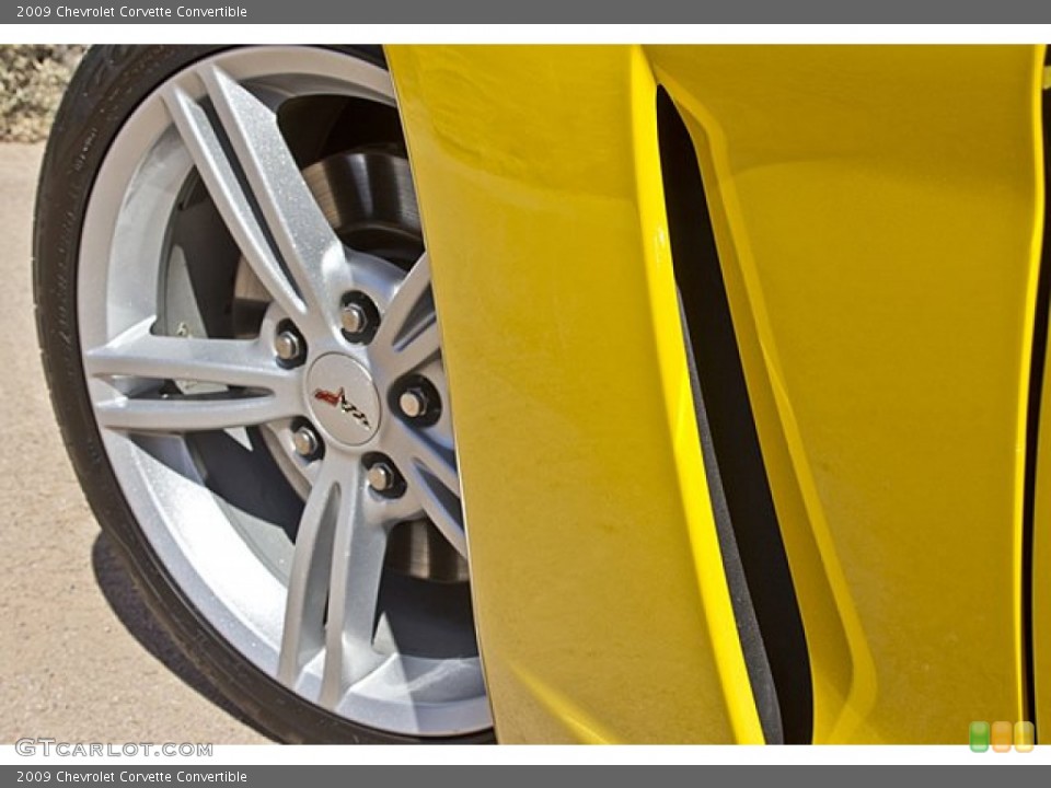 2009 Chevrolet Corvette Convertible Wheel and Tire Photo #65503025