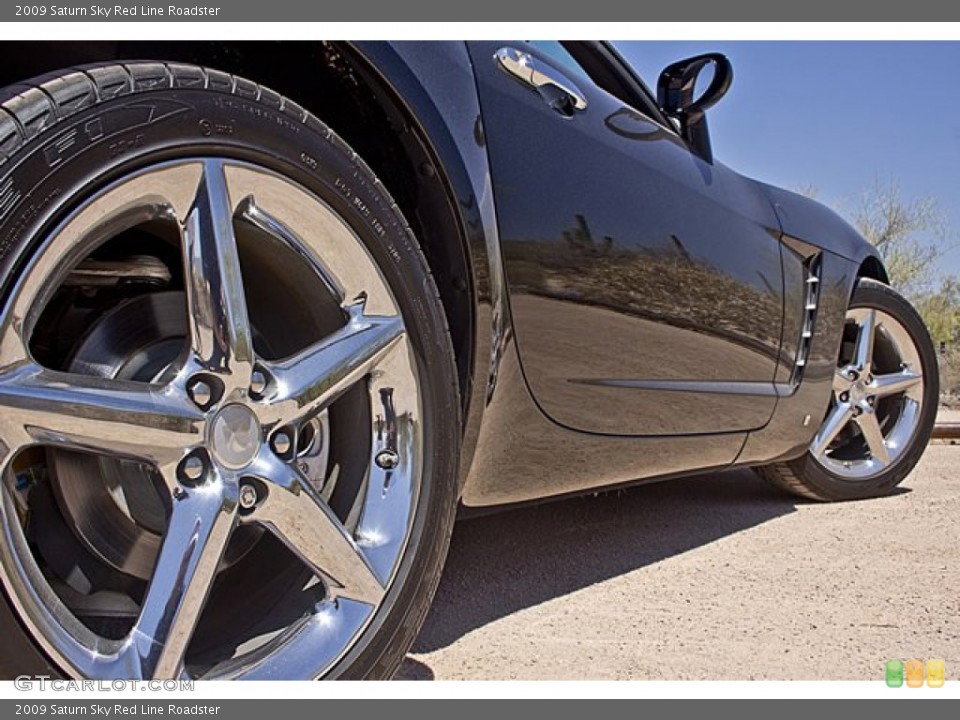 2009 Saturn Sky Red Line Roadster Wheel and Tire Photo #65503538
