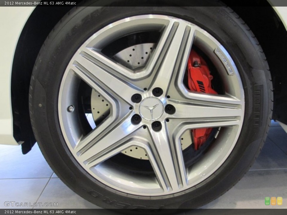 2012 Mercedes-Benz ML 63 AMG 4Matic Wheel and Tire Photo #65505812
