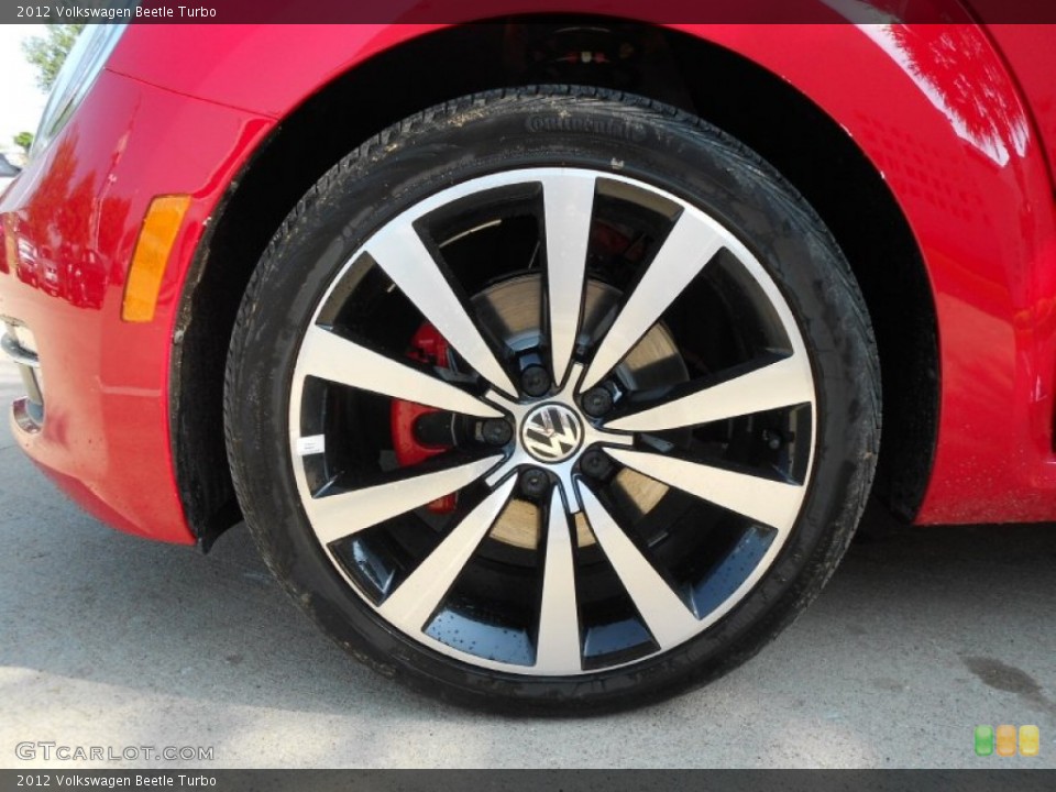 2012 Volkswagen Beetle Turbo Wheel and Tire Photo #65509409