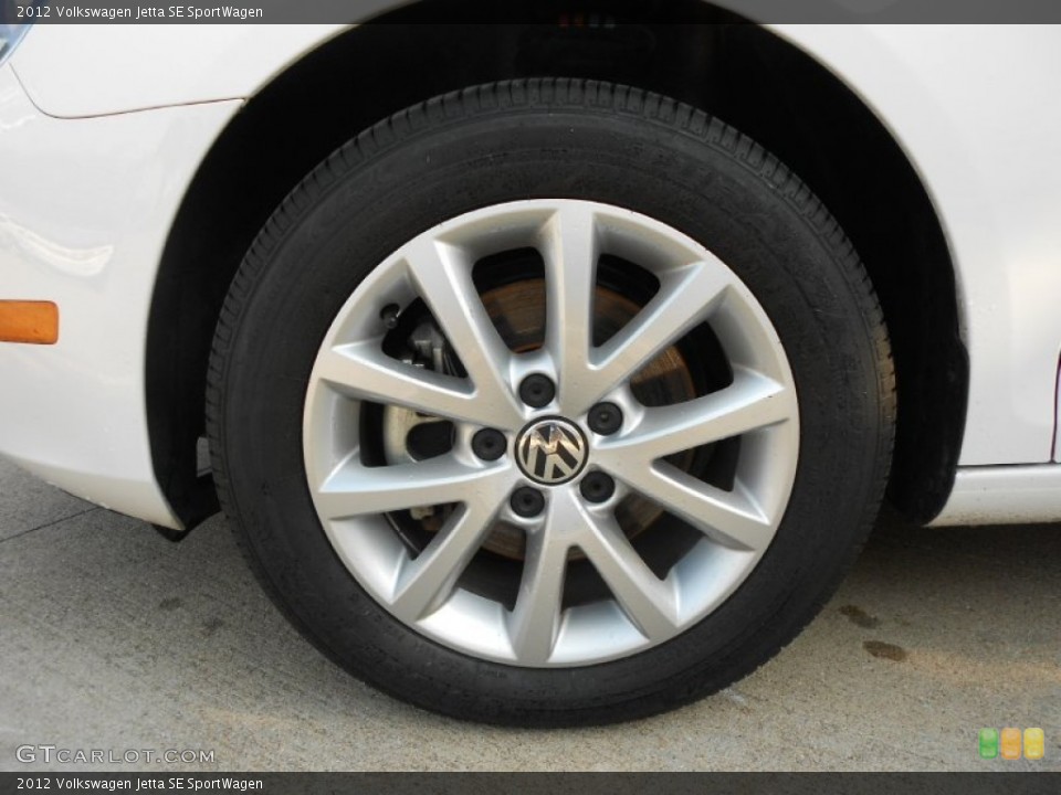 2012 Volkswagen Jetta SE SportWagen Wheel and Tire Photo #65509598
