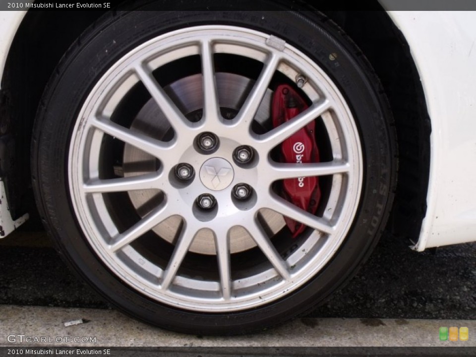 2010 Mitsubishi Lancer Evolution SE Wheel and Tire Photo #65514998