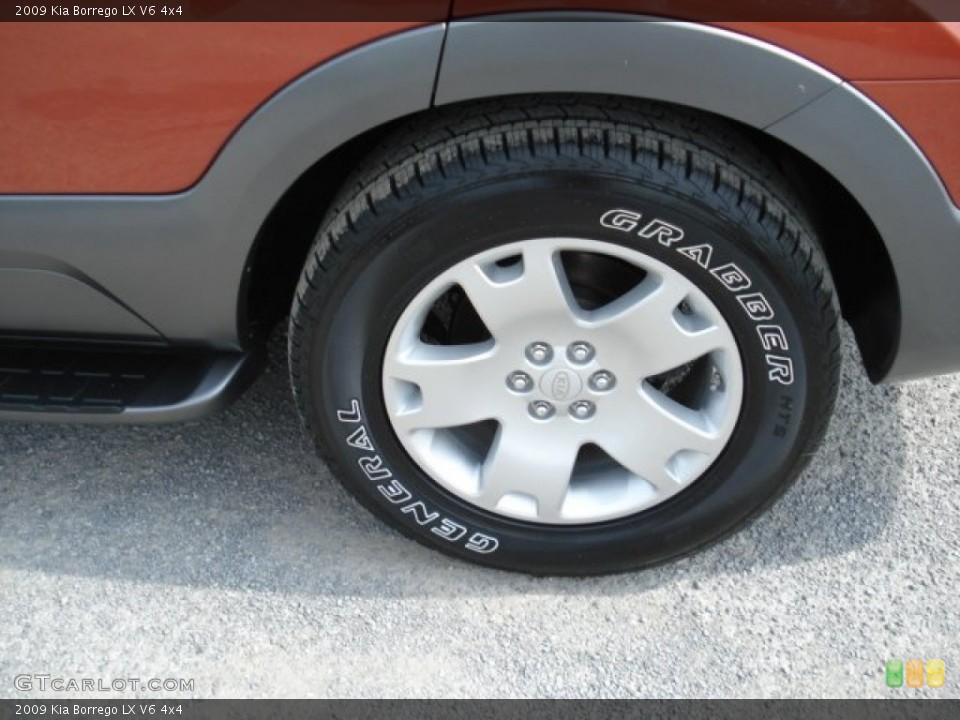 2009 Kia Borrego LX V6 4x4 Wheel and Tire Photo #65516036