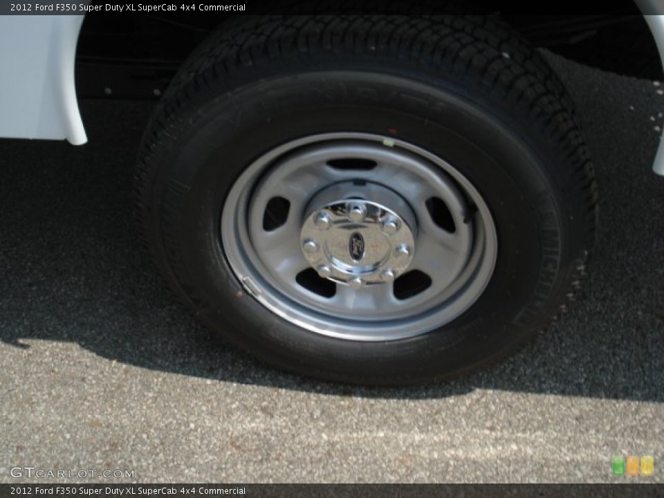 2012 Ford F350 Super Duty XL SuperCab 4x4 Commercial Wheel and Tire Photo #65517107