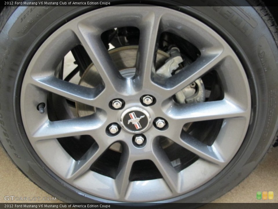 2012 Ford Mustang V6 Mustang Club of America Edition Coupe Wheel and Tire Photo #65528996