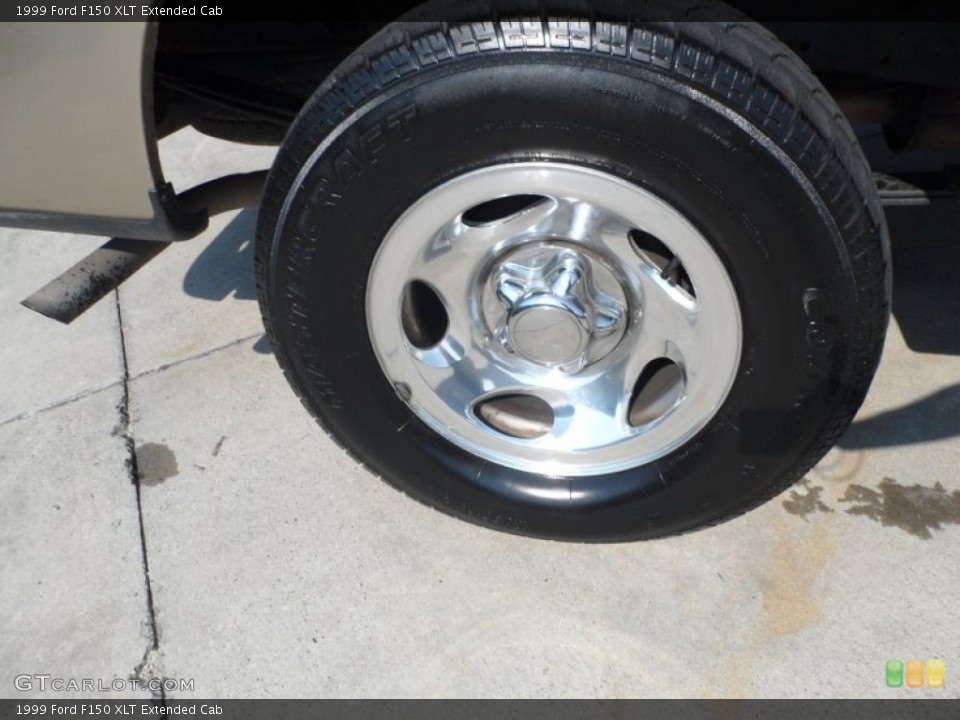 1999 Ford F150 XLT Extended Cab Wheel and Tire Photo #65533557