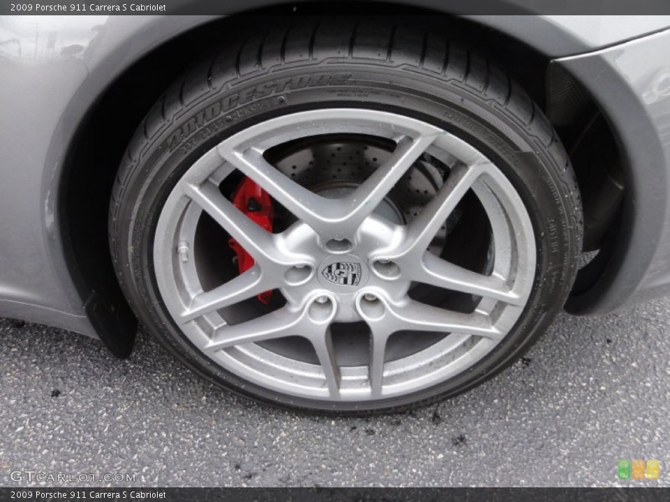 2009 Porsche 911 Carrera S Cabriolet Wheel and Tire Photo #65536431