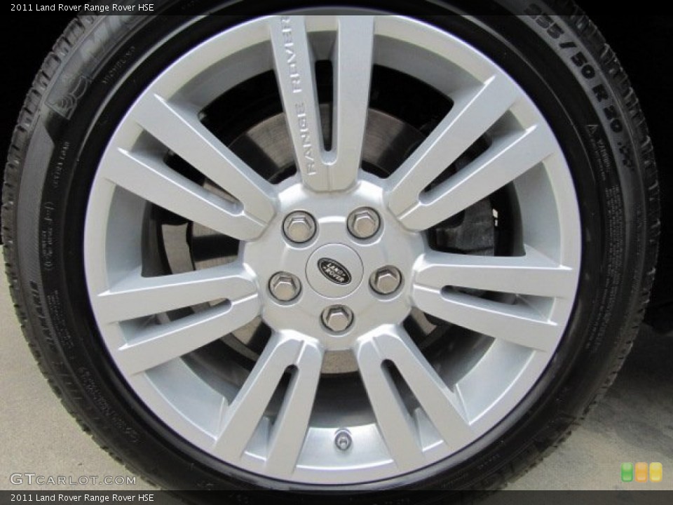 2011 Land Rover Range Rover HSE Wheel and Tire Photo #65539698