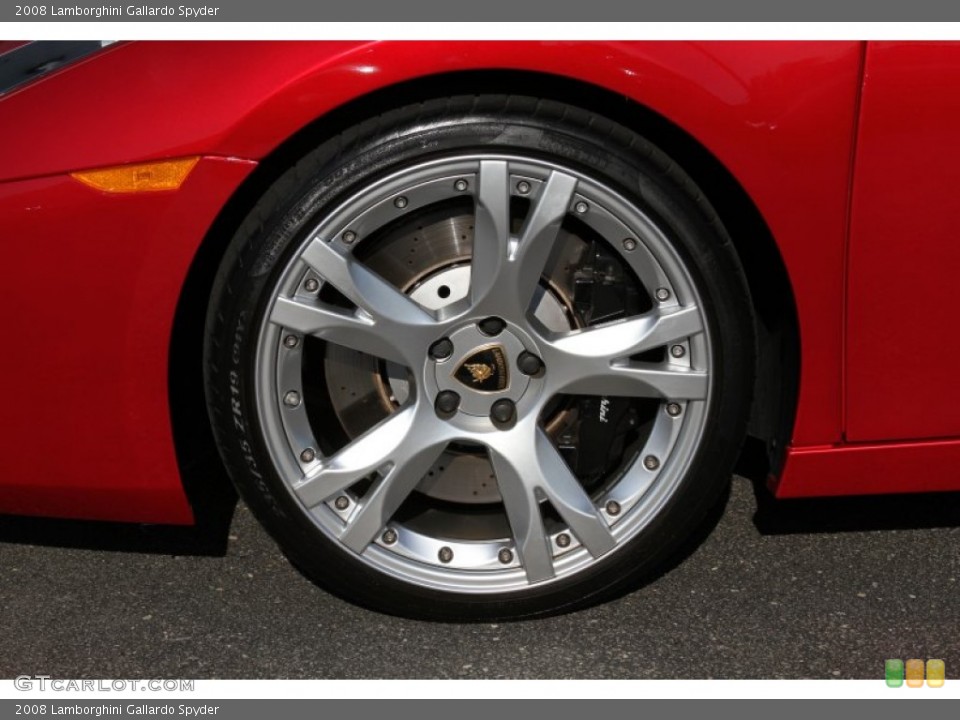 2008 Lamborghini Gallardo Spyder Wheel and Tire Photo #65539725