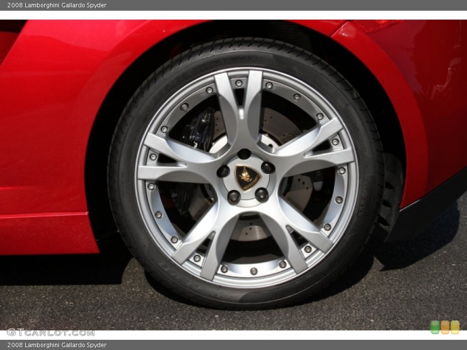 2008 Lamborghini Gallardo Spyder Wheel and Tire Photo #65539734