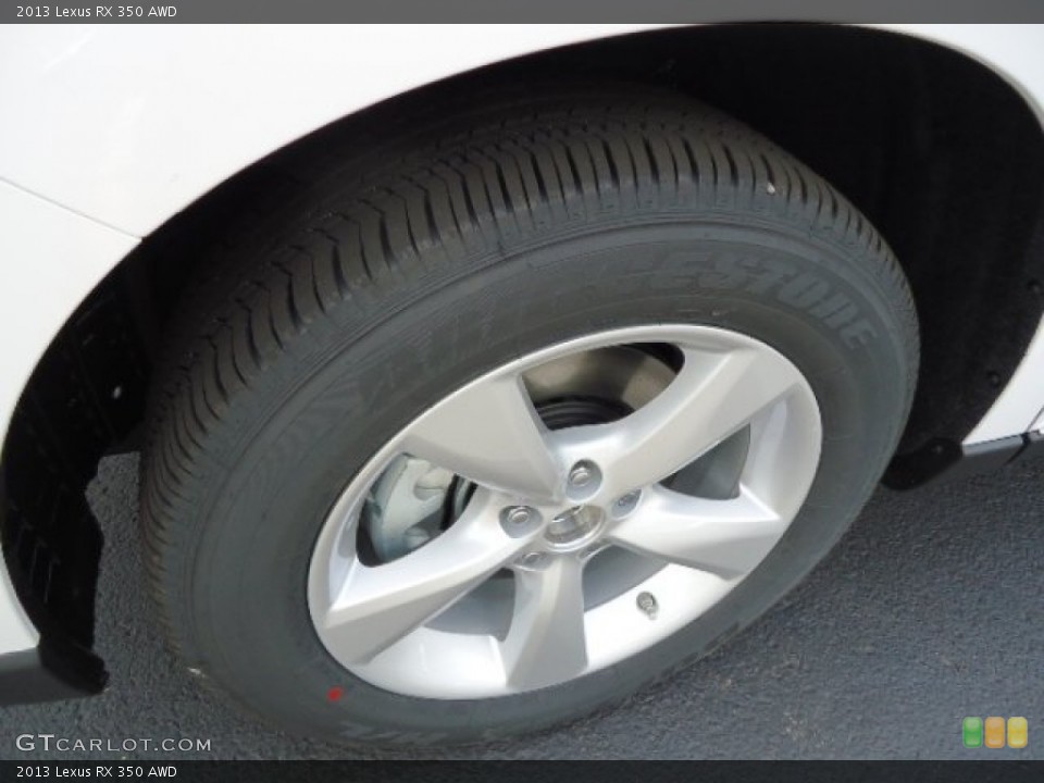 2013 Lexus RX 350 AWD Wheel and Tire Photo #65541885