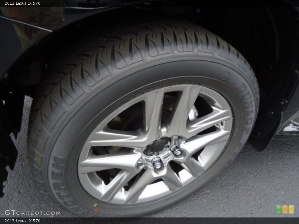 2013 Lexus LX 570 Wheel and Tire Photo #65542494