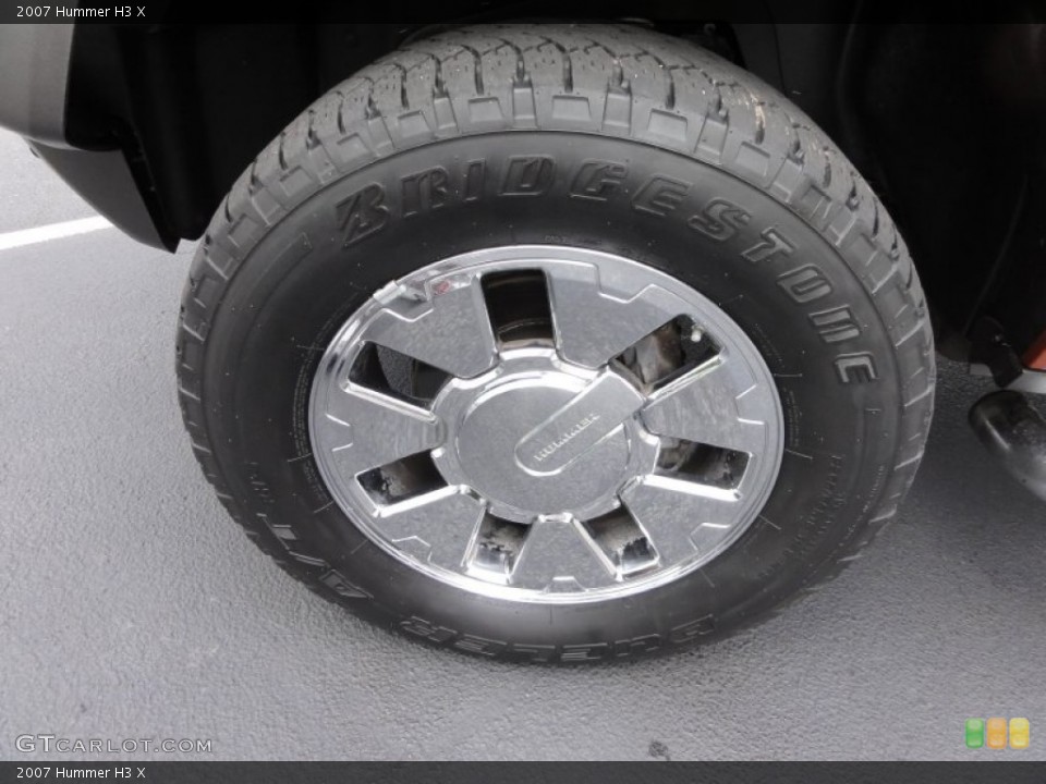 2007 Hummer H3 X Wheel and Tire Photo #65542920